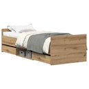 sengeramme 90x190cm uden madras konstrueret træ kunsteg