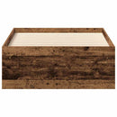 Sengeramme uden madras 100x200cm konstrueret træ antikt træ