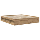 sengeramme 200x200 cm uden madras konstrueret træ kunsteg