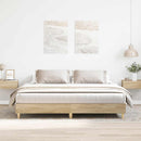 sengestel uden madras 180x200 cm konstrueret træ sonoma-eg