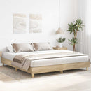sengeramme 160x200 cm uden madras konstrueret træ sonoma-eg