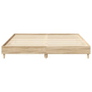 sengeramme 160x200 cm uden madras konstrueret træ sonoma-eg