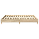 sengeramme 160x200 cm uden madras konstrueret træ sonoma-eg