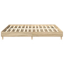 sengeramme 160x200 cm uden madras konstrueret træ sonoma-eg