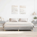 sengestel uden madras 160x200 cm konstrueret træ grå sonoma-eg