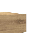 sengebord 60x35 cm konstrueret træ kunsteg