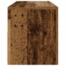 sengeborde med LED-lys 2 stk. 60x35x40 cm antikt træ