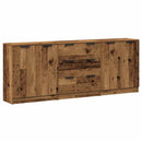 Skænke 3 stk Gammelt træ 60x30x70 cm Konstrueret træ