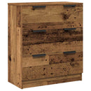 Skænke 3 stk Gammelt træ 60x30x70 cm Konstrueret træ