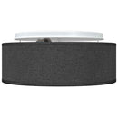 Loftlampe med spotlights Sort 30 x 30 x 13,5 cm Stof