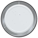 Loftlampe med spotlights Sort 30 x 30 x 13,5 cm Stof