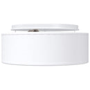 Loftlampe med spotlights Hvid 30 x 30 x 13,5 cm Stof