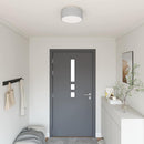 Loftlampe med spotlights Grå 30 x 30 x 13,5 cm Stof