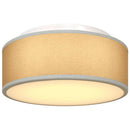 Loftlampe med spotlights Grå 30 x 30 x 13,5 cm Stof