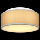 Loftlampe med spotlights Grå 30 x 30 x 13,5 cm Stof