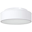 Loftlampe med spotlights Hvid 38 x 38 x 13,5 cm Stof