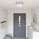 Loftlampe med spotlights Grå 38 x 38 x 13,5 cm Stof