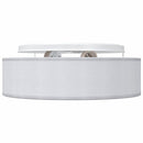 Loftlampe med spotlights Grå 38 x 38 x 13,5 cm Stof