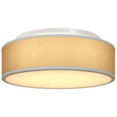 Loftlampe med spotlights Grå 38 x 38 x 13,5 cm Stof