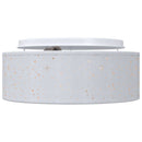 Loftlampe med spotlights Grå 30 x 30 x 13,5 cm Stof