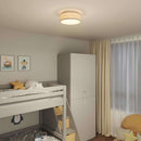 Loftlampe med spotlights Gråbrun 30 x 30 x 13,5 cm Stof