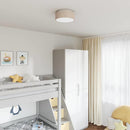 Loftlampe med spotlights Gråbrun 30 x 30 x 13,5 cm Stof