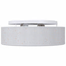 Loftlampe med spotlights Grå 38 x 38 x 13,5 cm Stof