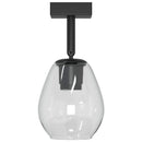 Loftsspot med spotlights Sort 13 x 13 x 26 cm Glas og Metal