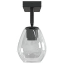 Loftsspot med spotlights Sort 33 x 13 x 26 cm Glas og Metal