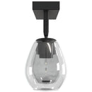 Loftsspot med spotlights Sort 54 x 13 x 26 cm Glas og Metal