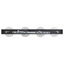 Loftsspot med spotlights Sort 73,5 x 13 x 26 cm Glas og Metal