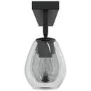 Loftsspot med spotlights Sort 110,5 x 13 x 26 cm Glas og Metal