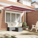 Reservedug til markise Bordeaux Rød 2,5 x 2 m Polyester