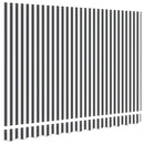 Reservedug til markise Anthracit og hvid 2,5 x 2 m Polyester