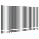Reservedug til markise Anthracit og hvid 4 x 2 m Polyester