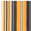 Reservedug til markise Orange og Sort 2,5 x 2 m Polyester