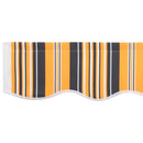 Reservedug til markise Orange og Sort 3,5 x 2 m Polyester