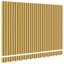 Reservedug til markise Orange og Sort 3,5 x 2 m Polyester