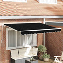 Reservedug til markise Sort 3,5 x 2,5 m Polyester
