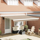 Reservedug til markise Beige 4 × 3 m Polyester