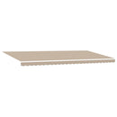 Reservedug til markise Beige 6 x 3 m Polyester