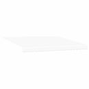 Reservedug til markise Hvid 4 × 3 m Polyester