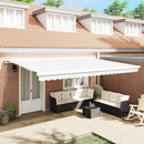 Reservedug til markise Hvid 5 × 3,5 m Polyester