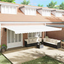 Reservedug til markise Hvid 6 × 3,5 m Polyester