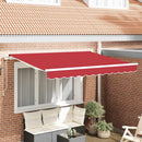 Reservedug til markise Rød 3 x 2,5 m Polyester