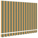 Reservedug til markise Grøn og gul 2,5 x 2 m Polyester