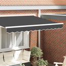Markise kappa erstatning Antracitstribe 2,5 m Polyester