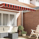 Markise kappa erstatning Orange / Sort / Gul 3 m Polyester