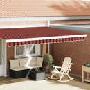 Markise kappa erstatning Orange / Sort / Gul 4,5 m Polyester