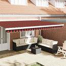 Markise kappa erstatning Orange / Sort / Gul 480 x 20 cm Polyester